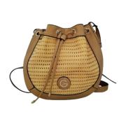 Geweven Crossbody Tas Poppy Stijl Gattinoni , Brown , Dames