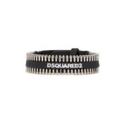 Armband met logo Dsquared2 , Black , Dames