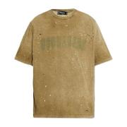 Katoenen t-shirt Dsquared2 , Green , Heren