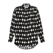 Shirt met bedrukt patroon Moschino , Black , Dames