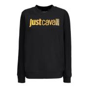 Trendy Sweater Selection Just Cavalli , Black , Dames