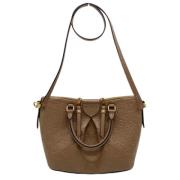 Pre-owned Fabric louis-vuitton-bags Louis Vuitton Vintage , Beige , Da...