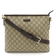 Pre-owned Leather gucci-bags Gucci Vintage , Beige , Dames