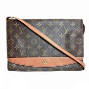 Pre-owned Canvas clutches Louis Vuitton Vintage , Brown , Dames