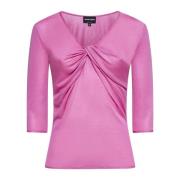 Elegante Overhemden Collectie Giorgio Armani , Pink , Dames