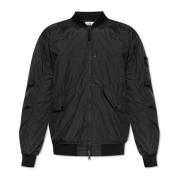 Jas met logo Stone Island , Black , Heren