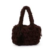 Chenille Interwoven Charm Tas JW Anderson , Brown , Dames