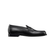 Klassieke Leren Loafer Schoenen Dior , Black , Heren