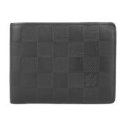 Pre-owned Leather wallets Louis Vuitton Vintage , Black , Dames