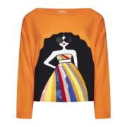 Rode Sweaters voor Vrouwen Alice + Olivia , Multicolor , Dames