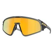 Latch Panel Zonnebril Prizm 24k Sportief Oakley , Gray , Unisex