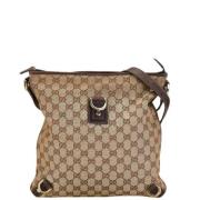 Pre-owned Canvas gucci-bags Gucci Vintage , Beige , Dames