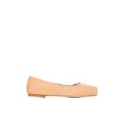 Vierkante Neus Ballet Flats aeyde , Orange , Dames