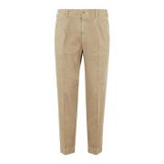 Slim Fit Casual Broek Incotex , Brown , Heren