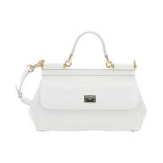 Witte Sicily Handtas Dolce & Gabbana , White , Dames