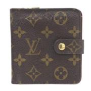 Pre-owned Canvas wallets Louis Vuitton Vintage , Brown , Dames