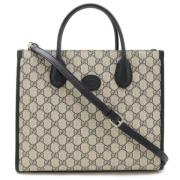 Pre-owned Fabric gucci-bags Gucci Vintage , Beige , Dames