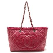 Pre-owned Fabric chanel-bags Chanel Vintage , Pink , Dames