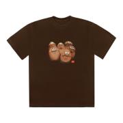 Beperkte oplage Squad III T-shirt Bruin Travis Scott , Brown , Heren