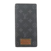 Pre-owned Canvas wallets Louis Vuitton Vintage , Black , Dames