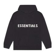 Donker Zwarte Hoodie Essentials Beperkte Oplage Fear Of God , Black , ...