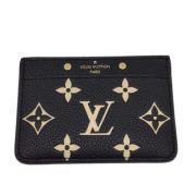 Pre-owned Fabric wallets Louis Vuitton Vintage , Black , Dames