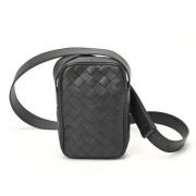 Pre-owned Leather crossbody-bags Bottega Veneta Vintage , Black , Dame...