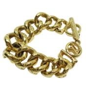 Pre-owned Metal bracelets Louis Vuitton Vintage , Yellow , Dames