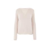 Hartvormige Cut-Out Sweater Blumarine , Beige , Dames