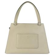 Pre-owned Leather totes Celine Vintage , White , Dames