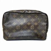 Pre-owned Canvas clutches Louis Vuitton Vintage , Brown , Dames