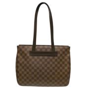 Pre-owned Fabric louis-vuitton-bags Louis Vuitton Vintage , Brown , Da...