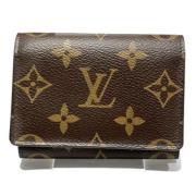 Pre-owned Canvas wallets Louis Vuitton Vintage , Brown , Dames