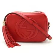 Pre-owned Leather gucci-bags Gucci Vintage , Red , Dames