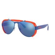 Blauwe Resin Zonnebril Ralph Lauren , Blue , Unisex