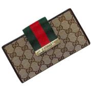 Pre-owned Leather wallets Gucci Vintage , Multicolor , Dames