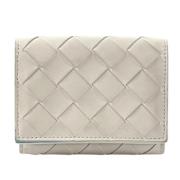 Pre-owned Leather wallets Bottega Veneta Vintage , White , Dames