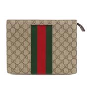 Pre-owned Canvas clutches Gucci Vintage , Multicolor , Dames