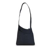 Pre-owned Canvas shoulder-bags Hermès Vintage , Blue , Dames