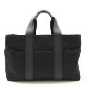 Pre-owned Leather handbags Hermès Vintage , Black , Dames