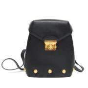 Pre-owned Leather backpacks Salvatore Ferragamo Pre-owned , Black , Da...