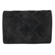 Pre-owned Suede shoulder-bags Bottega Veneta Vintage , Black , Dames