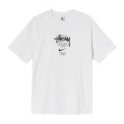 Beperkte oplage Stussy International T-shirt Nike , White , Heren