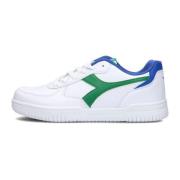 Raptor Low Gs Sneakers Groen Wit Diadora , White , Heren