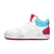 Witte hoge sneakers Croco Woman Diadora , Multicolor , Dames