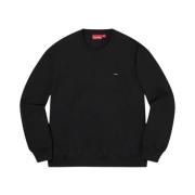 Beperkte Oplage Zwarte Crewneck Supreme , Black , Heren