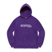 Paarse Hoodie Beperkte Oplage Supreme , Purple , Heren