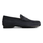 Leren Loafer Schoen Tod's , Blue , Heren