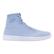 Ice Blue Retro High Top Sneakers Nike , Blue , Heren