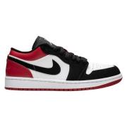 Beperkte Editie Zwart Teen Air Jordan 1 Laag Nike , Black , Heren